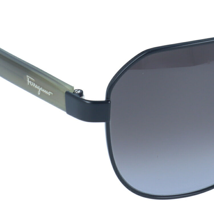 サルヴァトーレ フェラガモ サングラス Salvatore Ferragamo SF138SA-002 59 マットブラック/カーキ アジアンフィット ティアドロップ メンズ レディース UVカット 紫外線 ラッピング無料