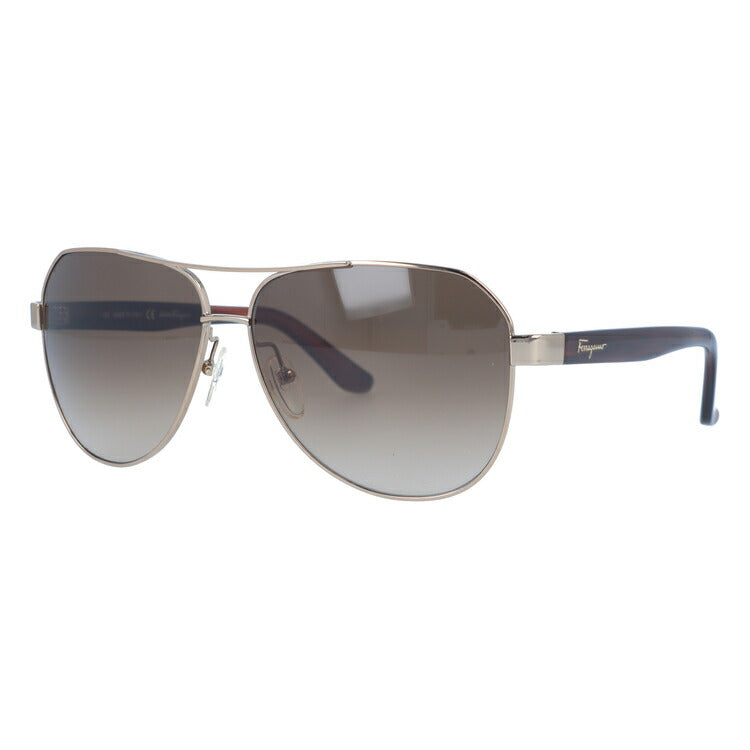 サルヴァトーレ フェラガモ サングラス Salvatore Ferragamo SF138SA-688 59 シャイニーローズ/ブラウン アジアンフィット ティアドロップ メンズ レディース UVカット 紫外線 ラッピング無料
