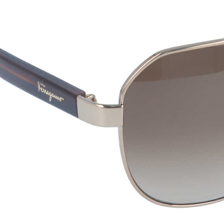 サルヴァトーレ フェラガモ サングラス Salvatore Ferragamo SF138SA-688 59 シャイニーローズ/ブラウン アジアンフィット ティアドロップ メンズ レディース UVカット 紫外線 ラッピング無料