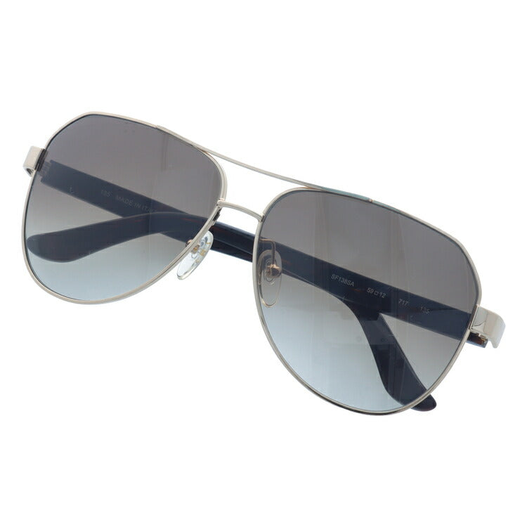 サルヴァトーレ フェラガモ サングラス Salvatore Ferragamo SF138SA-717 59 シャイニーゴールド/トータス アジアンフィット べっこう ティアドロップ メンズ レディース UVカット 紫外線 ラッピング無料