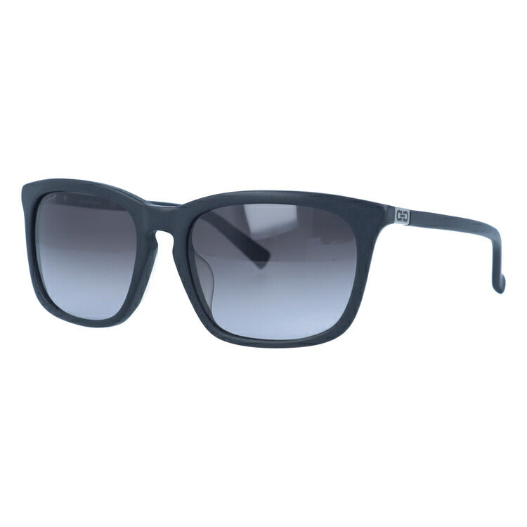 サルヴァトーレ フェラガモ サングラス Salvatore Ferragamo SF743SA-002 56 マットブラック アジアンフィット メンズ レディース スクエア型 UVカット ラッピング無料
