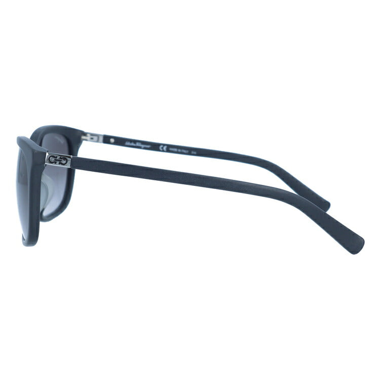 サルヴァトーレ フェラガモ サングラス Salvatore Ferragamo SF743SA-002 56 マットブラック アジアンフィット メンズ レディース スクエア型 UVカット ラッピング無料