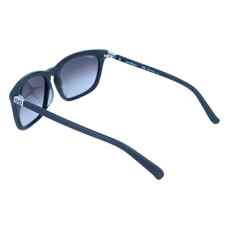 サルヴァトーレ フェラガモ サングラス Salvatore Ferragamo SF743SA-002 56 マットブラック アジアンフィット メンズ レディース スクエア型 UVカット ラッピング無料