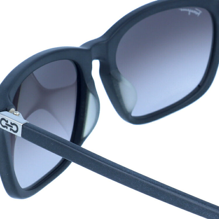 サルヴァトーレ フェラガモ サングラス Salvatore Ferragamo SF743SA-002 56 マットブラック アジアンフィット メンズ レディース スクエア型 UVカット ラッピング無料