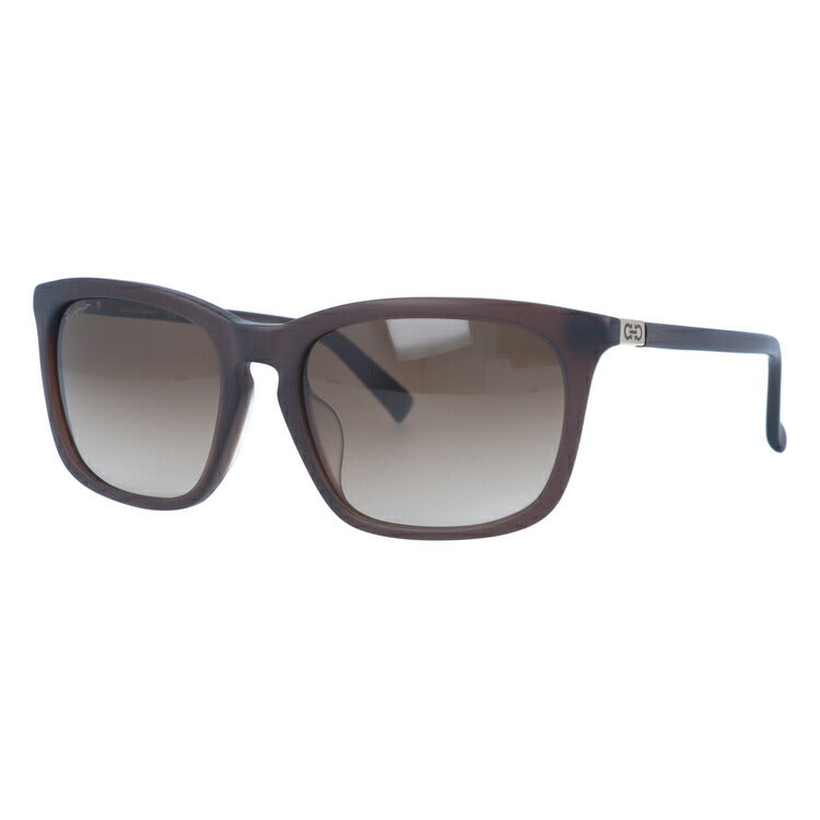 サルヴァトーレ フェラガモ サングラス Salvatore Ferragamo SF743SA-200 56 マットブラウン アジアンフィット メンズ レディース スクエア型 UVカット ラッピング無料