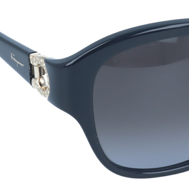 サルヴァトーレ フェラガモ サングラス Salvatore Ferragamo SF741SRA-001 57 ブラック アジアンフィット レディース UVカット 紫外線 ラッピング無料