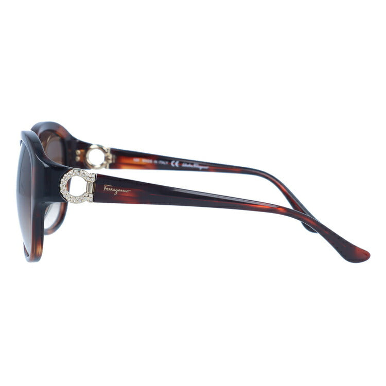 サルヴァトーレ フェラガモ サングラス Salvatore Ferragamo SF741SRA-212 57 ライトトータス アジアンフィット べっこう レディース UVカット 紫外線 ラッピング無料