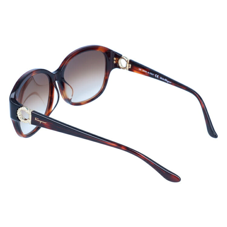 サルヴァトーレ フェラガモ サングラス Salvatore Ferragamo SF741SRA-212 57 ライトトータス アジアンフィット べっこう レディース UVカット 紫外線 ラッピング無料