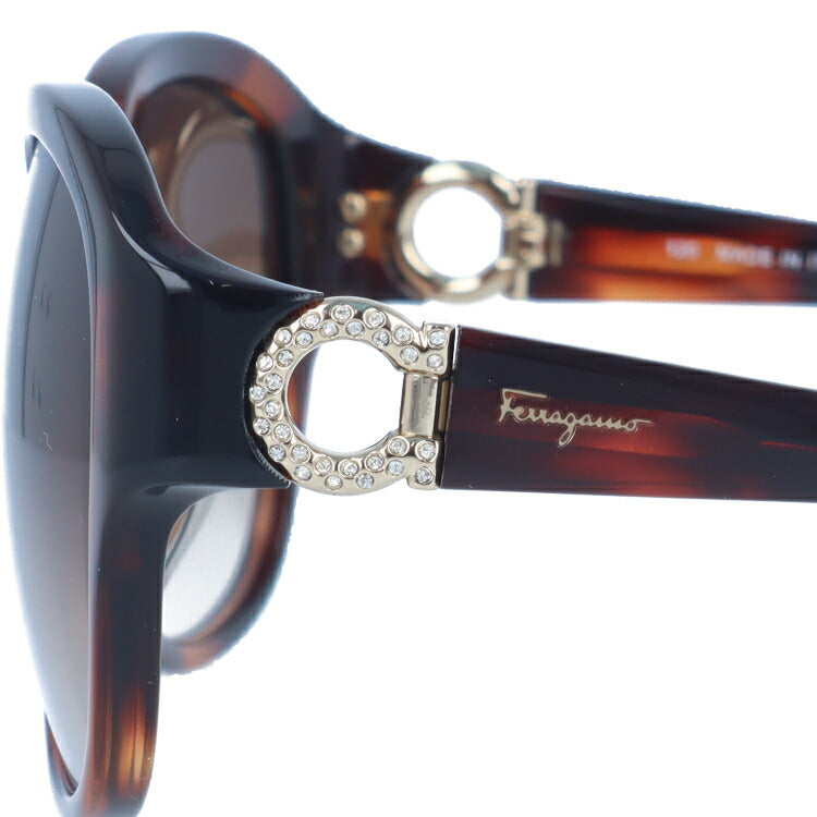 サルヴァトーレ フェラガモ サングラス Salvatore Ferragamo SF741SRA-212 57 ライトトータス アジアンフィット べっこう レディース UVカット 紫外線 ラッピング無料