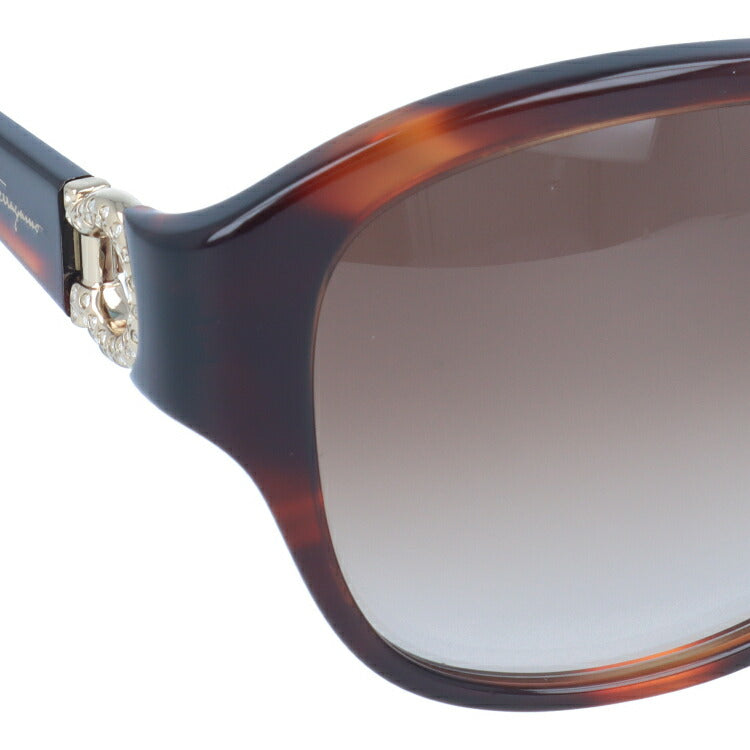 サルヴァトーレ フェラガモ サングラス Salvatore Ferragamo SF741SRA-212 57 ライトトータス アジアンフィット べっこう レディース UVカット 紫外線 ラッピング無料