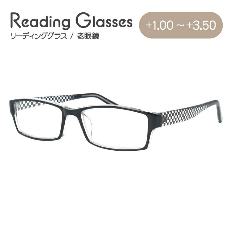 老眼鏡 シニアグラス リーディンググラス TR-10 BK ブラック モテ眼鏡 