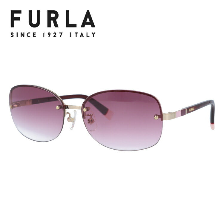 【国内正規品】フルラ サングラス FURLA SU4356J 0300 59サイズ オーバル型 レディース 女性用 UVカット 紫外線対策 UV対策 おしゃれ ギフト ラッピング無料
