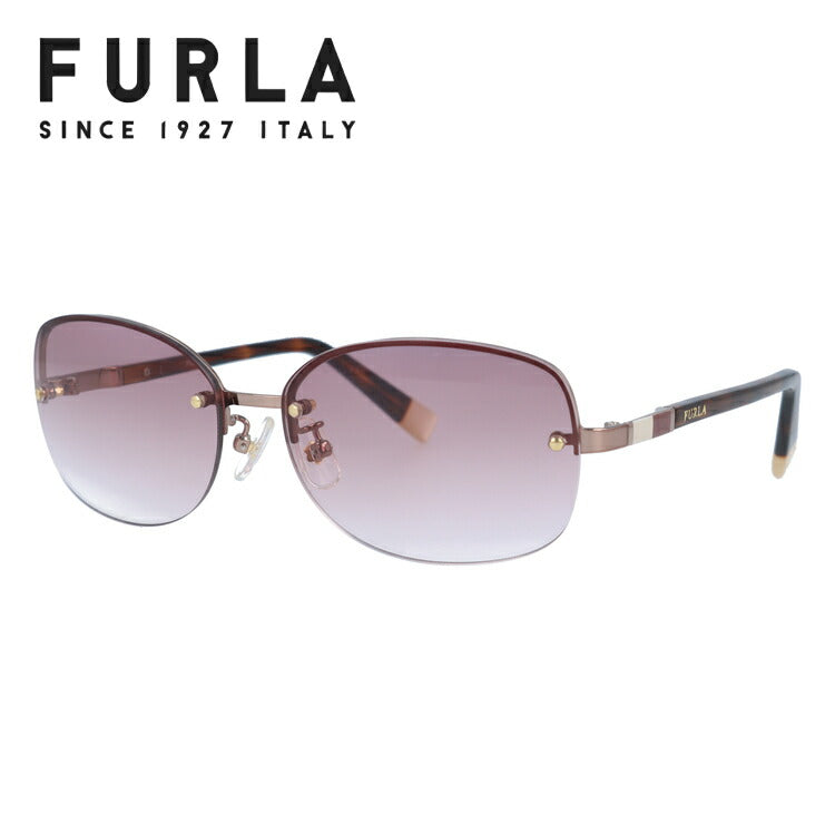 【国内正規品】フルラ サングラス FURLA SU4356J 08FE 59サイズ オーバル型 レディース 女性用 UVカット 紫外線対策 UV対策 おしゃれ ギフト ラッピング無料