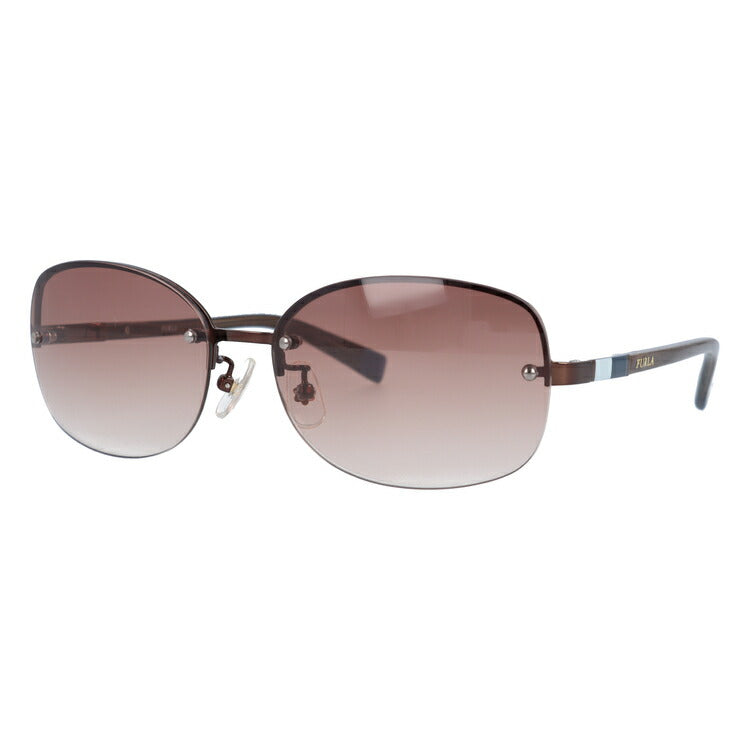 【訳あり】【国内正規品】フルラ サングラス FURLA SU4356J 0K01 59サイズ オーバル型 レディース 女性用 UVカット 紫外線対策 UV対策 おしゃれ ギフト ラッピング無料