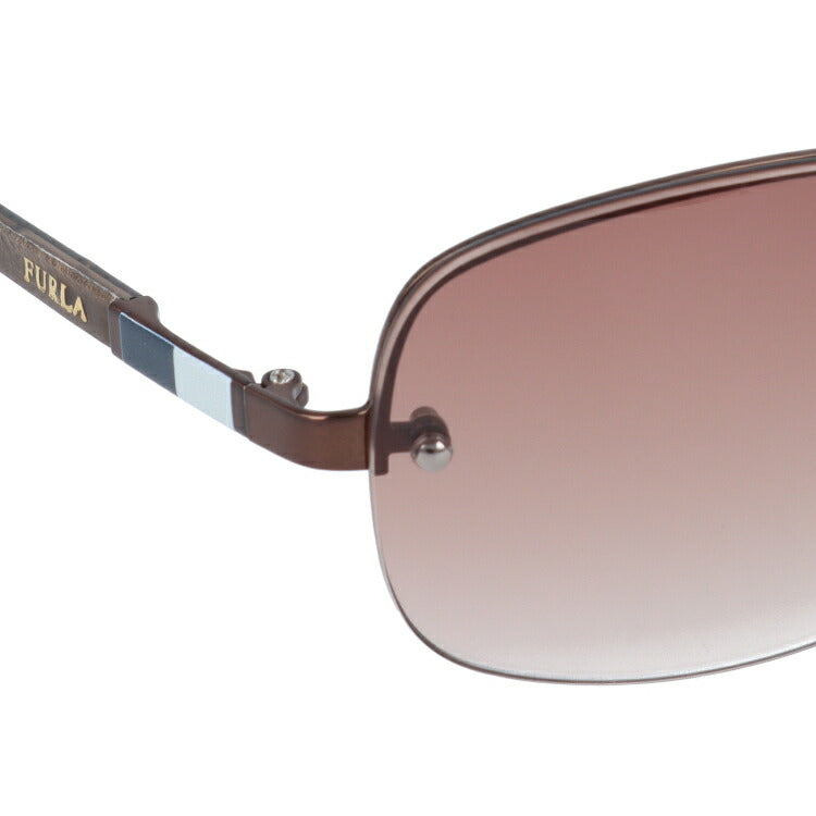 【訳あり】【国内正規品】フルラ サングラス FURLA SU4356J 0K01 59サイズ オーバル型 レディース 女性用 UVカット 紫外線対策 UV対策 おしゃれ ギフト ラッピング無料