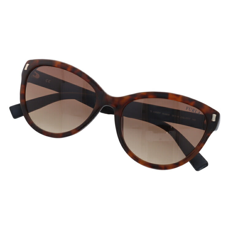 【国内正規品】フルラ サングラス レギュラーフィット FURLA SU4836 0777 56サイズ フォックス型 レディース 女性用 UVカット 紫外線対策 UV対策 おしゃれ ギフト ラッピング無料