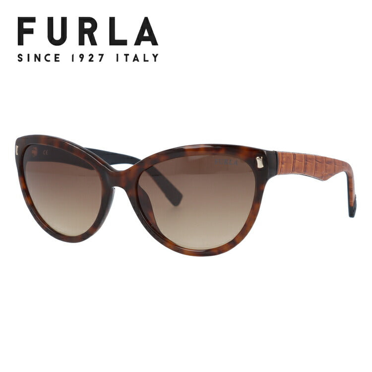 【国内正規品】フルラ サングラス レギュラーフィット FURLA SU4836 0777 56サイズ フォックス型 レディース 女性用 UVカット 紫外線対策 UV対策 おしゃれ ギフト ラッピング無料