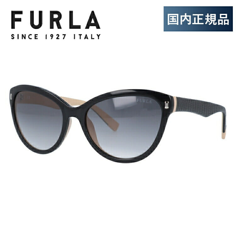 【国内正規品】フルラ サングラス レギュラーフィット FURLA SU4836 0D22 56サイズ フォックス型 レディース 女性用 UVカット 紫外線対策 UV対策 おしゃれ ギフト ラッピング無料