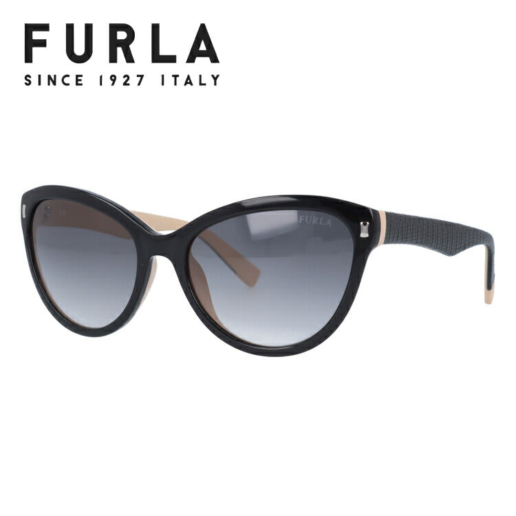 【国内正規品】フルラ サングラス レギュラーフィット FURLA SU4836 0D22 56サイズ フォックス型 レディース 女性用 UVカット 紫外線対策 UV対策 おしゃれ ギフト ラッピング無料