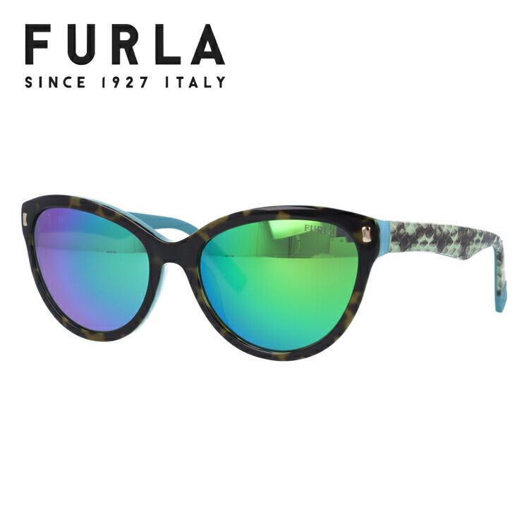 【国内正規品】フルラ サングラス ミラーレンズ レギュラーフィット FURLA SU4836 0V35 56サイズ フォックス型 レディース 女性用 UVカット 紫外線対策 UV対策 おしゃれ ギフト ラッピング無料
