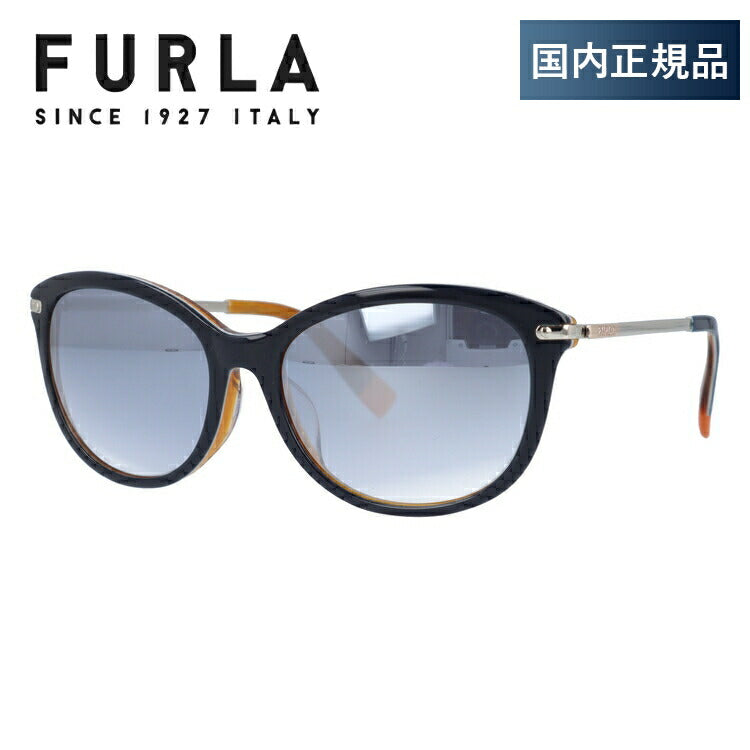 【国内正規品】フルラ サングラス ミラーレンズ アジアンフィット FURLA SFU015J 095X 55サイズ オーバル型 レディース 女性用 UVカット 紫外線対策 UV対策 おしゃれ ギフト ラッピング無料