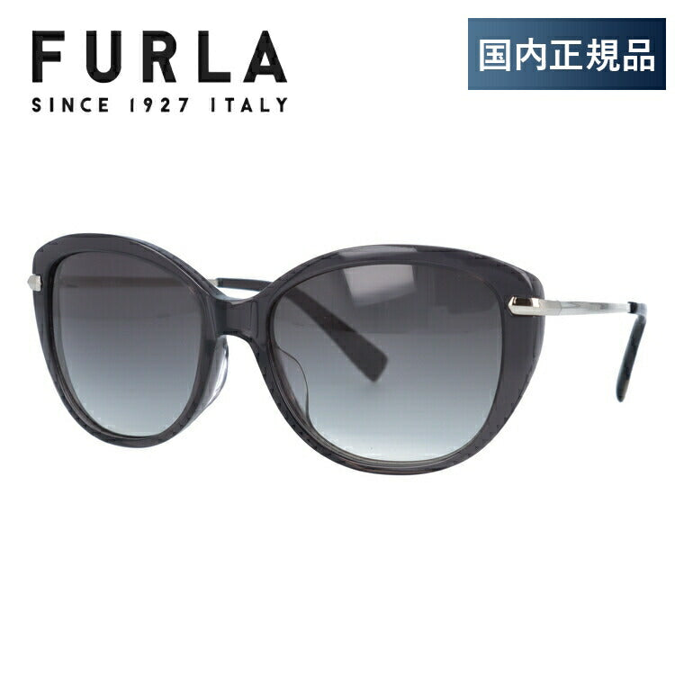 【国内正規品】フルラ サングラス アジアンフィット FURLA SFU119J 02GQ 55サイズ フォックス型 レディース 女性用 UVカット 紫外線対策 UV対策 おしゃれ ギフト ラッピング無料