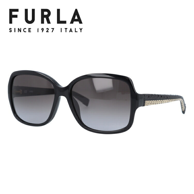 【国内正規品】フルラ サングラス レギュラーフィット FURLA SU4906 0700 57サイズ スクエア レディース 女性用 UVカット 紫外線対策 UV対策 おしゃれ ギフト ラッピング無料