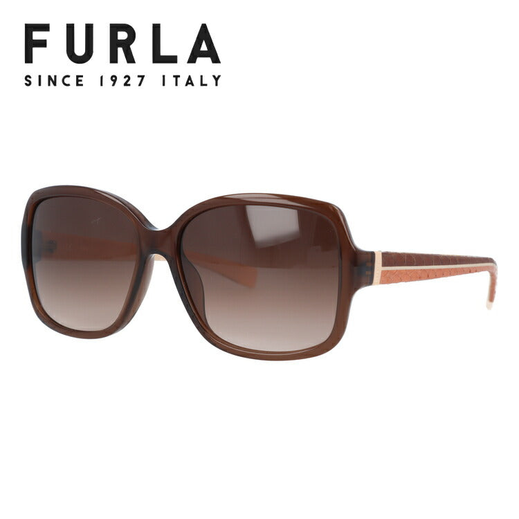 【国内正規品】フルラ サングラス レギュラーフィット FURLA SU4906 0V72 57サイズ スクエア レディース 女性用 UVカット 紫外線対策 UV対策 おしゃれ ギフト ラッピング無料