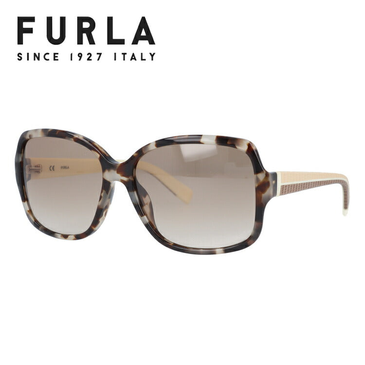 【国内正規品】フルラ サングラス ミラーレンズ レギュラーフィット FURLA SU4906 ALCX 57サイズ スクエア レディース 女性用 UVカット 紫外線対策 UV対策 おしゃれ ギフト ラッピング無料
