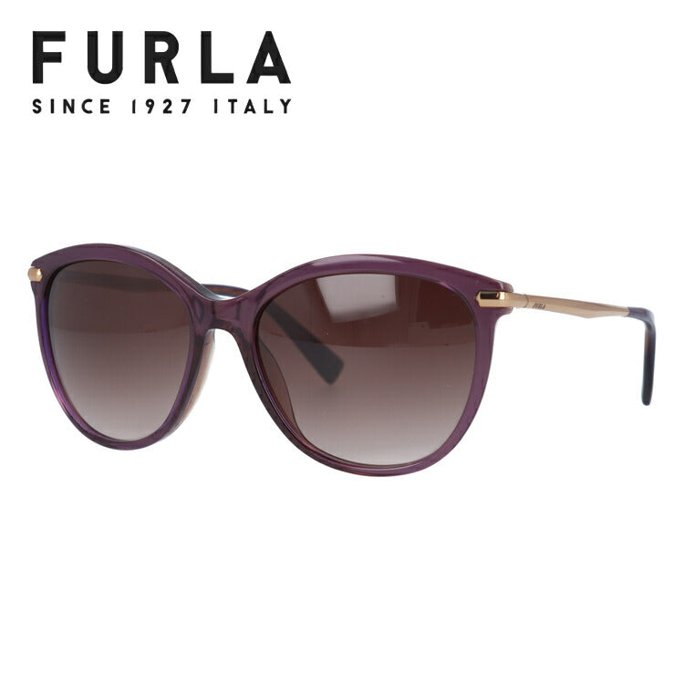 【国内正規品】フルラ サングラス レギュラーフィット FURLA SU4961 01AN 55サイズ オーバル型 レディース 女性用 UVカット 紫外線対策 UV対策 おしゃれ ギフト ラッピング無料