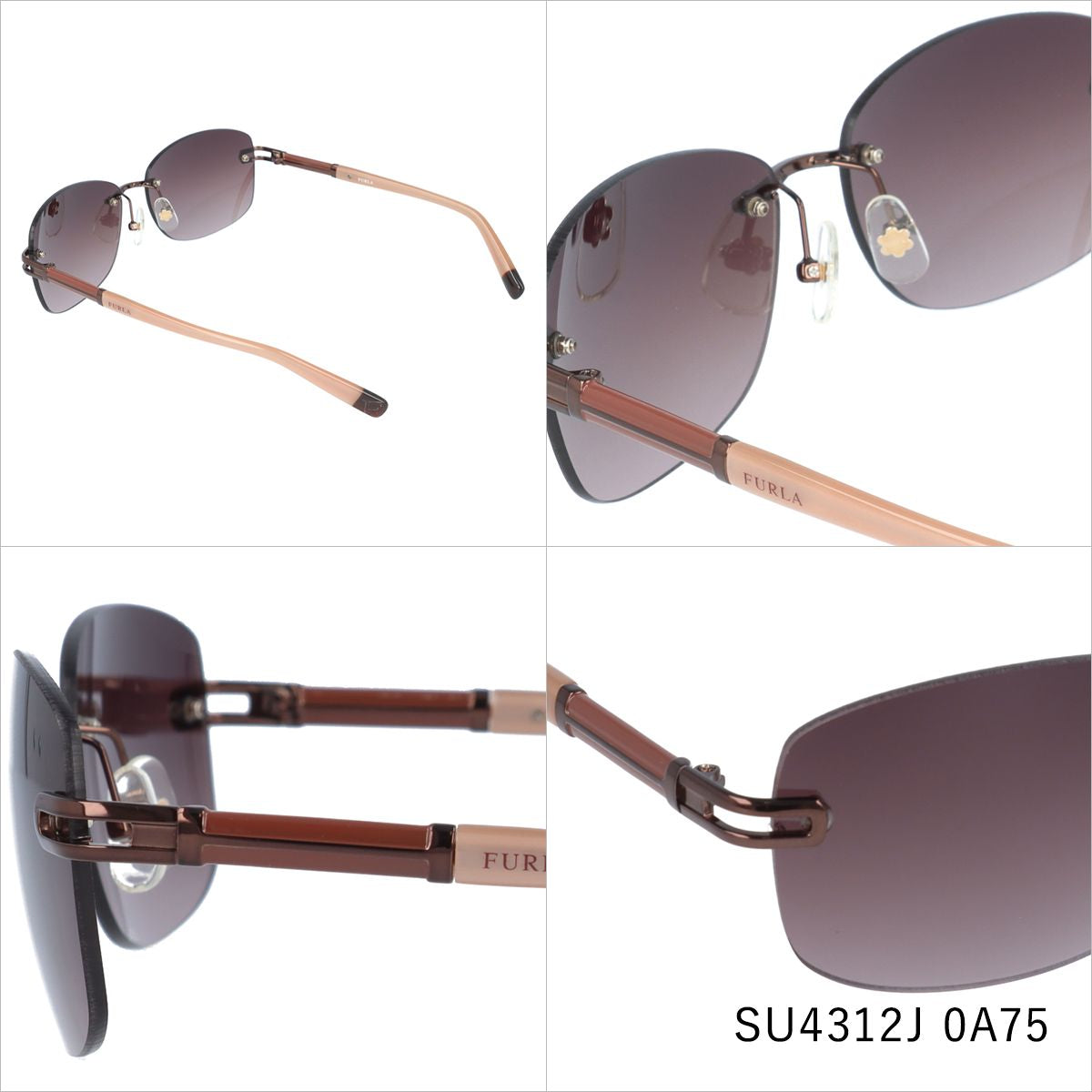 【国内正規品】フルラ サングラス FURLA SU4312J 0568/0300/0A75/08FE 59 アジアンフィット べっこう レディース 女性用 UVカット 紫外線対策 UV対策 おしゃれ ギフト ラッピング無料