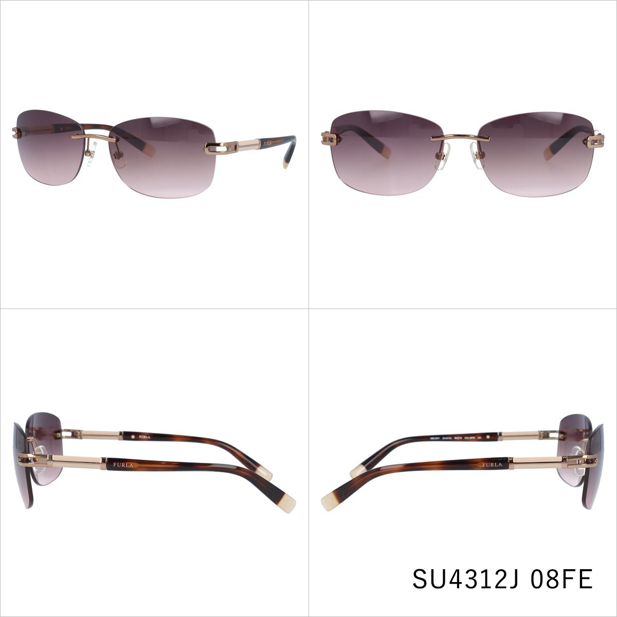 【国内正規品】フルラ サングラス FURLA SU4312J 0568/0300/0A75/08FE 59 アジアンフィット べっこう レディース 女性用 UVカット 紫外線対策 UV対策 おしゃれ ギフト ラッピング無料