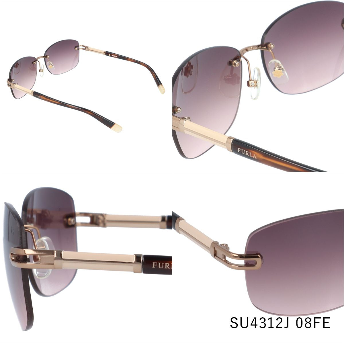 【国内正規品】フルラ サングラス FURLA SU4312J 0568/0300/0A75/08FE 59 アジアンフィット べっこう レディース 女性用 UVカット 紫外線対策 UV対策 おしゃれ ギフト ラッピング無料