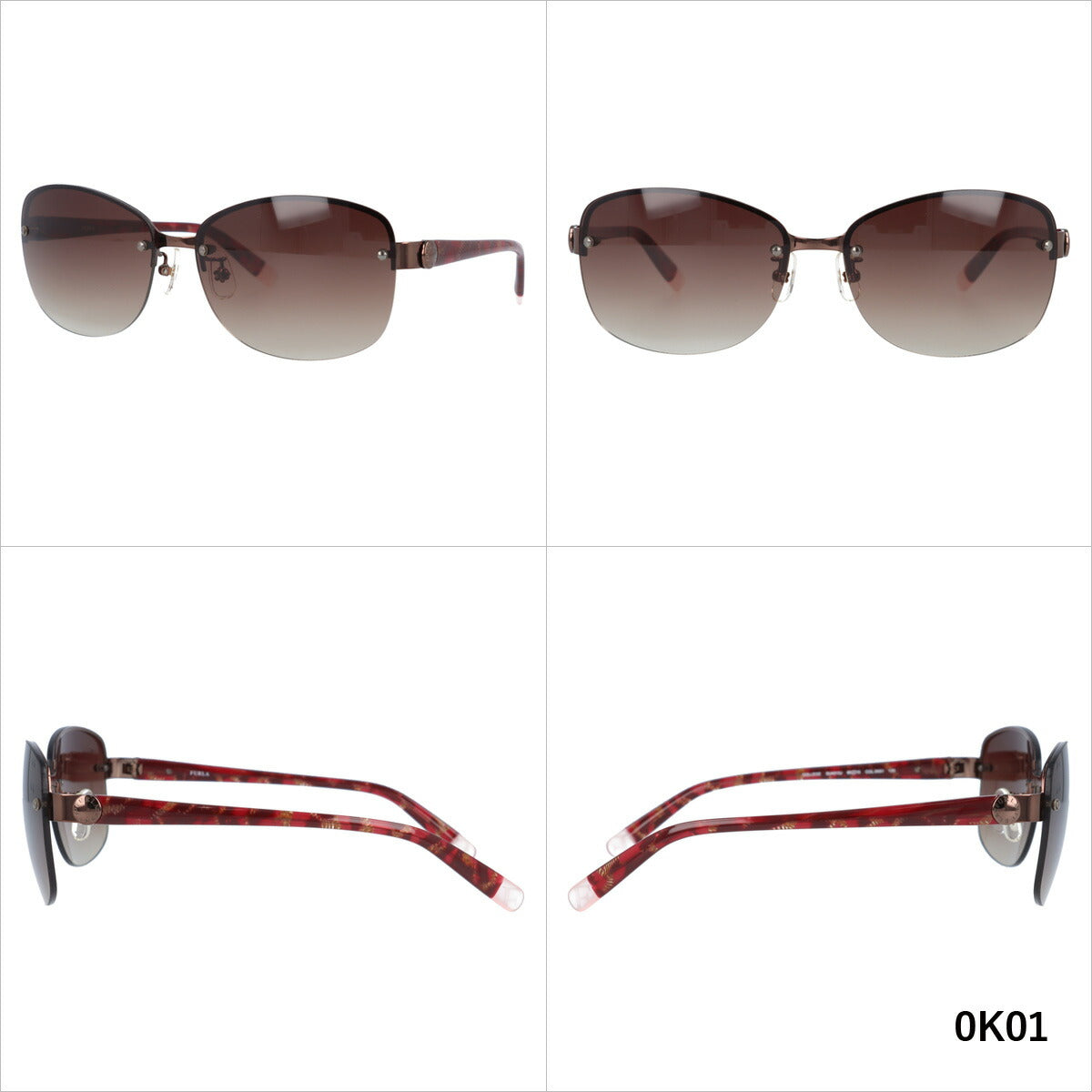 【国内正規品】フルラ サングラス FURLA SU4313J 0568/0K01/0323/08FE 60 アジアンフィット レディース 女性用 UVカット 紫外線対策 UV対策 おしゃれ ギフト ラッピング無料