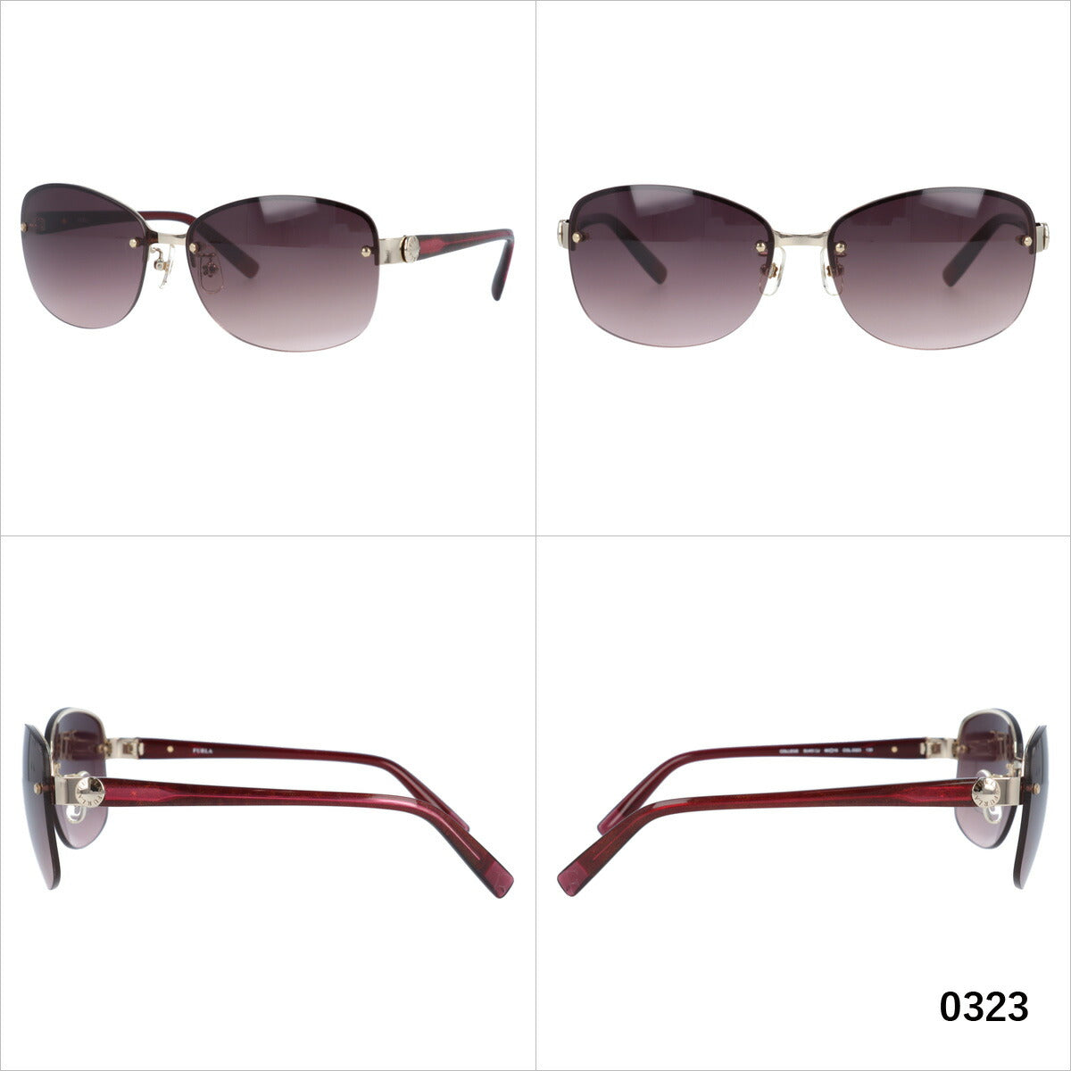 【国内正規品】フルラ サングラス FURLA SU4313J 0568/0K01/0323/08FE 60 アジアンフィット レディース 女性用 UVカット 紫外線対策 UV対策 おしゃれ ギフト ラッピング無料