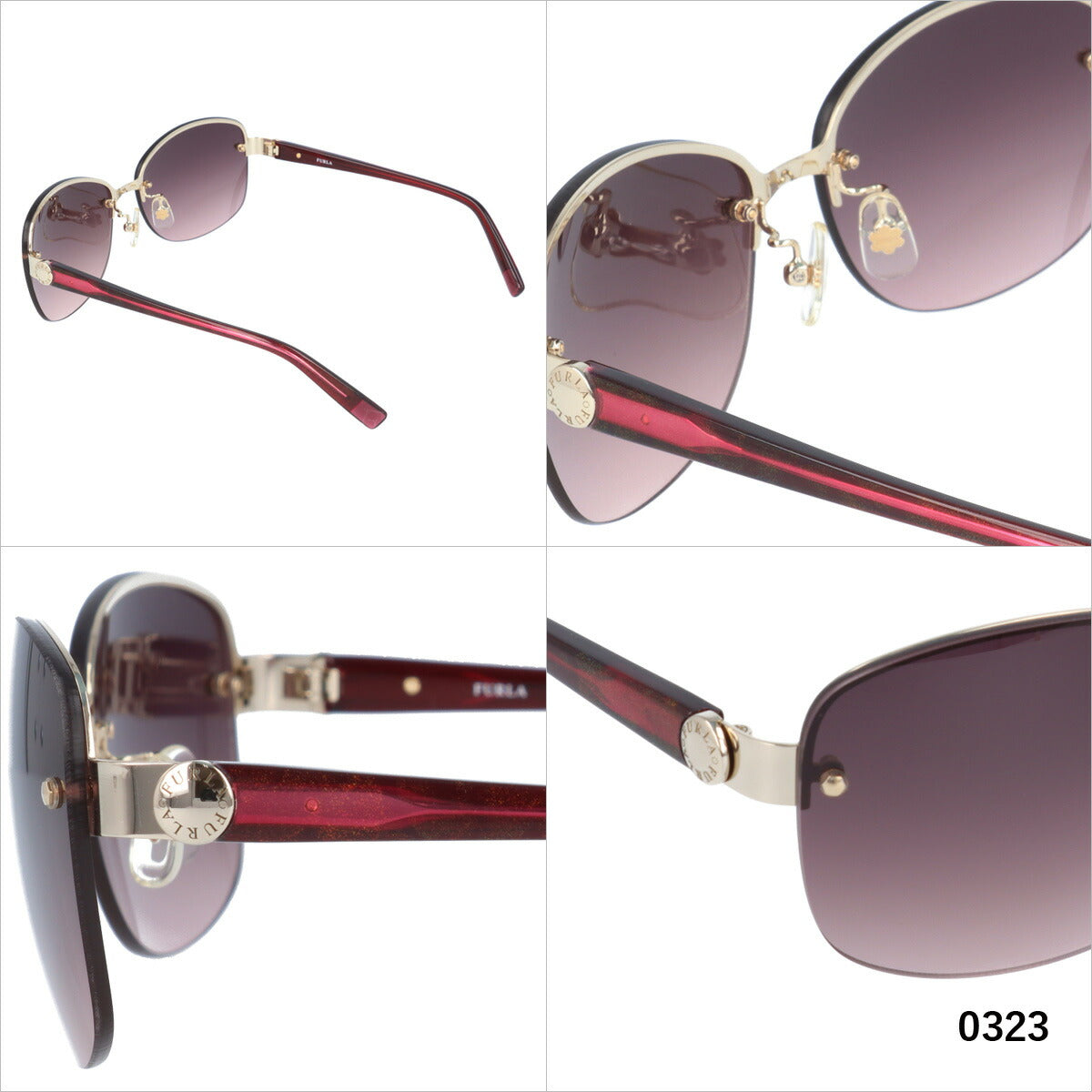 【国内正規品】フルラ サングラス FURLA SU4313J 0568/0K01/0323/08FE 60 アジアンフィット レディース 女性用 UVカット 紫外線対策 UV対策 おしゃれ ギフト ラッピング無料