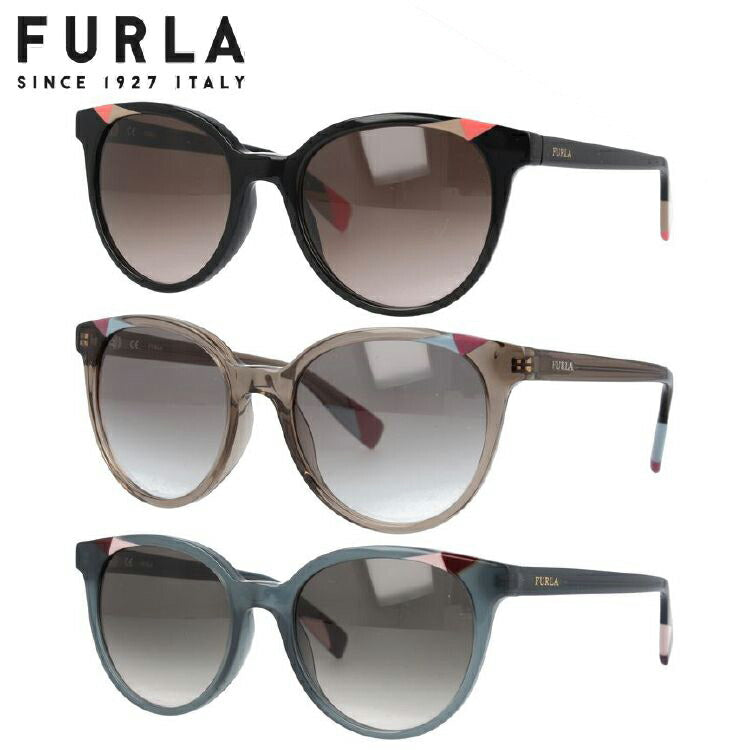 【国内正規品】フルラ サングラス アジアンフィット FURLA SFU229J 全3カラー 53サイズ ウェリントン型 レディース 女性用 UVカット 紫外線対策 UV対策 おしゃれ ギフト ラッピング無料
