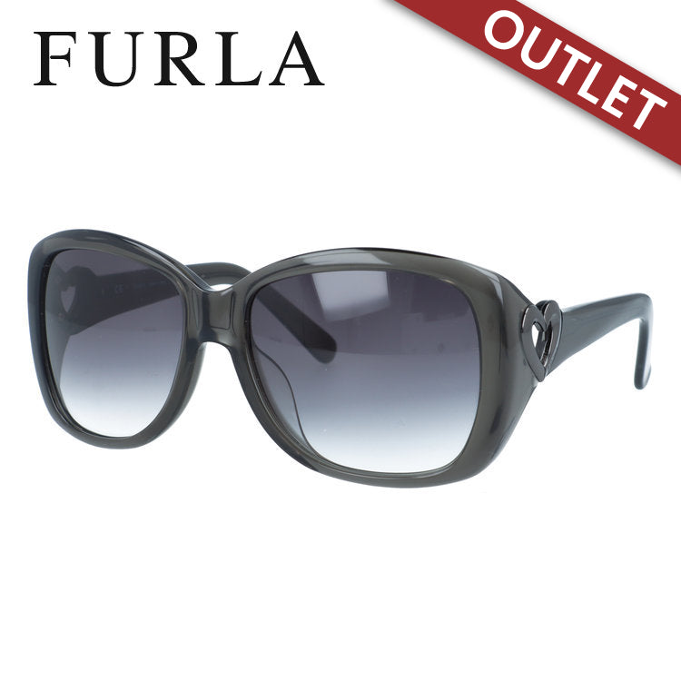 【訳あり】フルラ サングラス カプリ レギュラーフィット FURLA CAPRI SU4780G 04AL 57サイズ ウェリントン型 アウトレット品 ユニセックス メンズ レディース