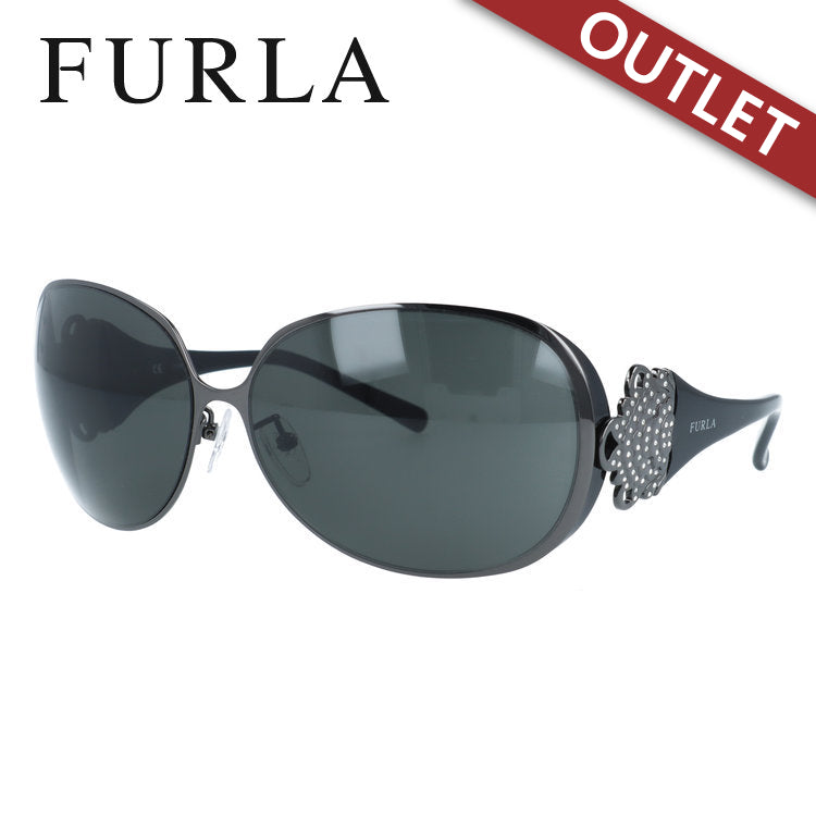 【訳あり】フルラ サングラス デズデモーナ FURLA DESDEMONA SU4199S K59S 65サイズ ウェリントン型 アウトレット品 ユニセックス メンズ レディース