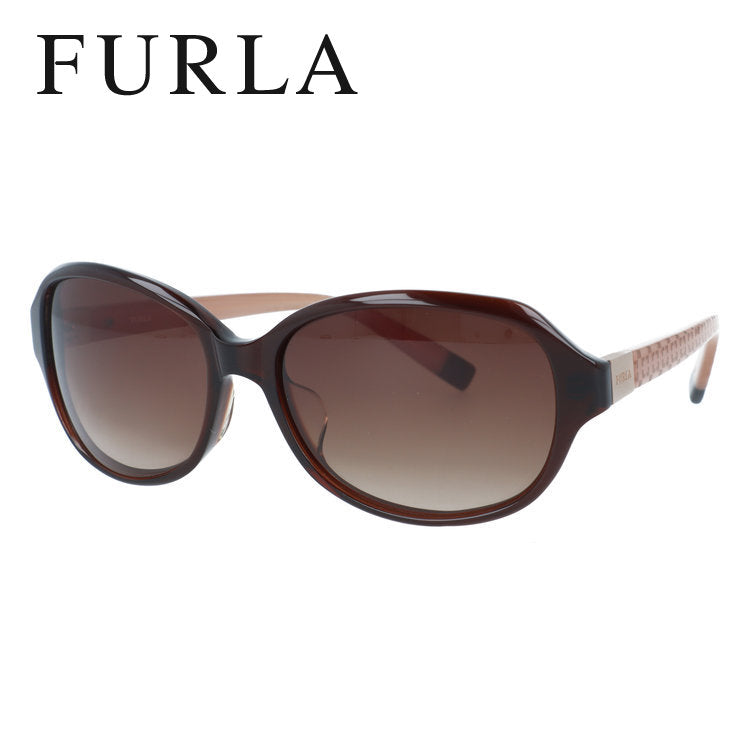 【訳あり】フルラ サングラス ピリオ アジアンフィット FURLA PELION SU4887J 0958 57サイズ ウェリントン型 アウトレット品 ユニセックス メンズ レディース