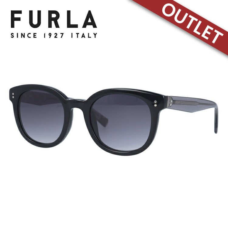 【訳あり】フルラ サングラス レギュラーフィット FURLA SFU047 0700 49サイズ ウェリントン型 レディース 女性用 UVカット 紫外線対策 UV対策 おしゃれ ギフト ラッピング無料