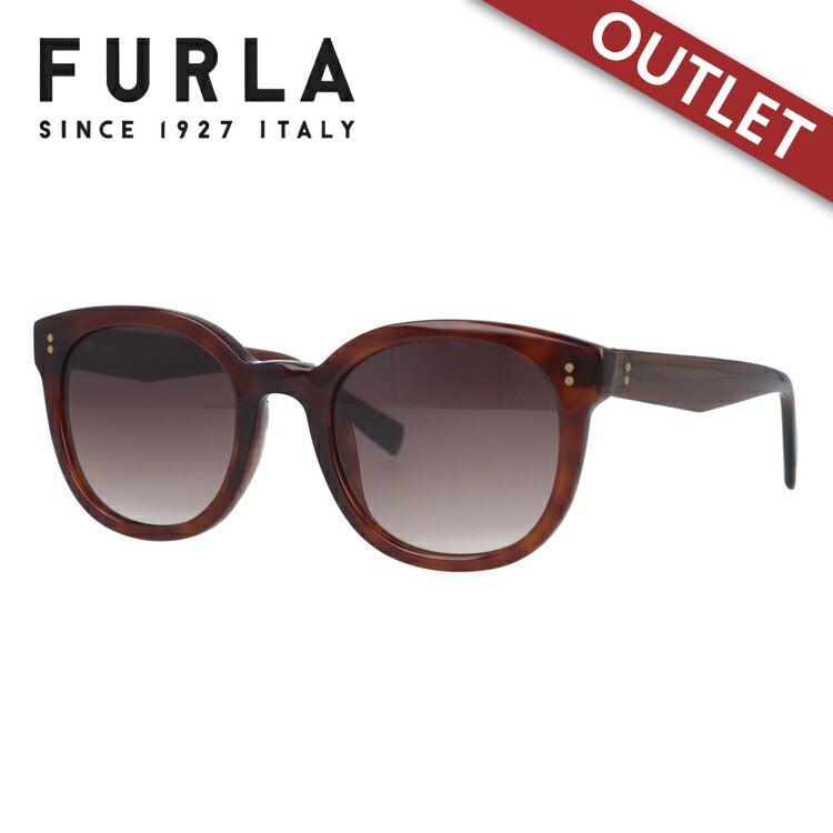 【訳あり】【国内正規品】フルラ サングラス レギュラーフィット FURLA SFU047 0710 49サイズ ウェリントン型 レディース 女性用 UVカット 紫外線対策 UV対策 おしゃれ ギフト ラッピング無料