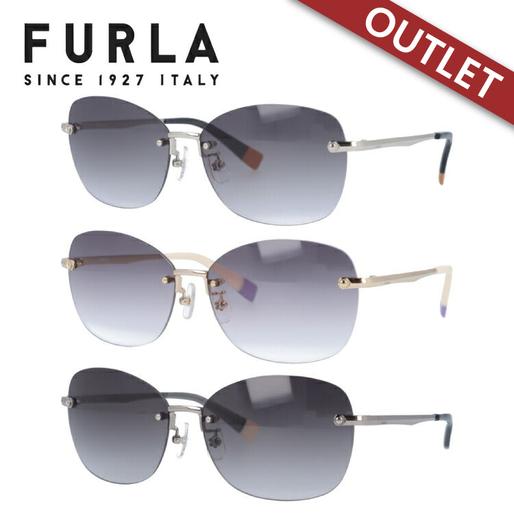 【訳あり】【国内正規品】フルラ サングラス FURLA SFU118J 全6カラー 58サイズ スクエア レディース 女性用 UVカット 紫外線対策 UV対策 おしゃれ ギフト ラッピング無料