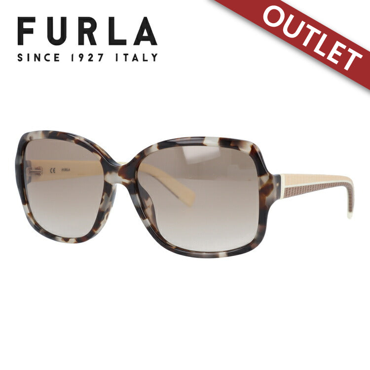 【訳あり】【国内正規品】フルラ サングラス ミラーレンズ レギュラーフィット FURLA SU4906 ALCX 57サイズ スクエア レディース 女性用 UVカット 紫外線対策 UV対策 おしゃれ ギフト ラッピング無料