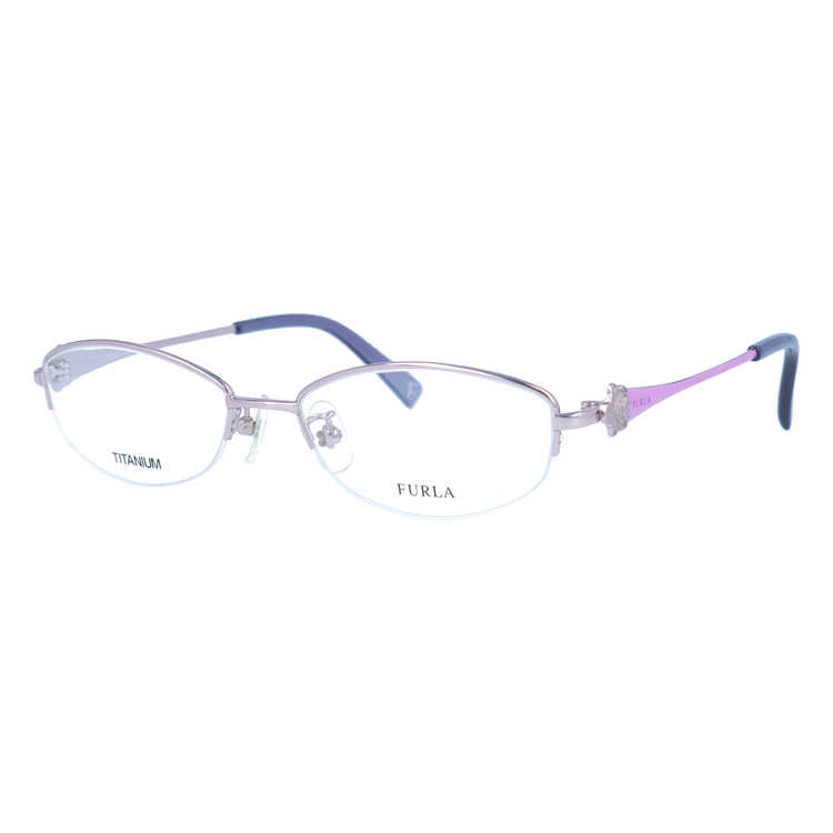 フルラ メガネフレーム 伊達メガネ FURLA VU4251J A88 52サイズ 国内正規品 オーバル レディース