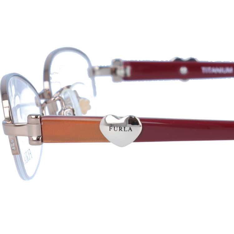 フルラ メガネフレーム 伊達メガネ FURLA VU4286J L80 51サイズ 国内正規品 オーバル レディース