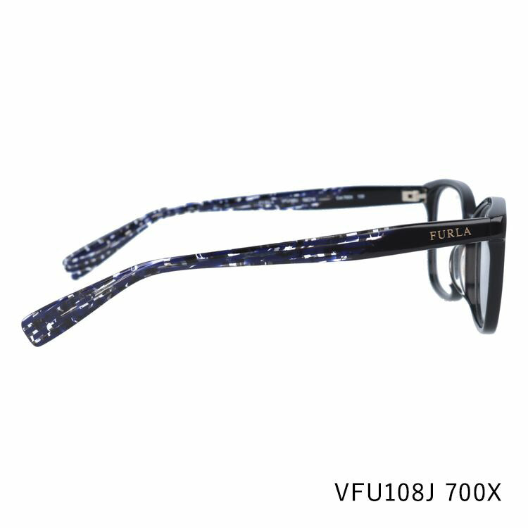 フルラ メガネフレーム 伊達メガネ アジアンフィット FURLA VFU108J 全3カラー 52サイズ ウェリントン型 レディース 女性用 UVカット 紫外線対策 UV対策 おしゃれ ギフト ラッピング無料