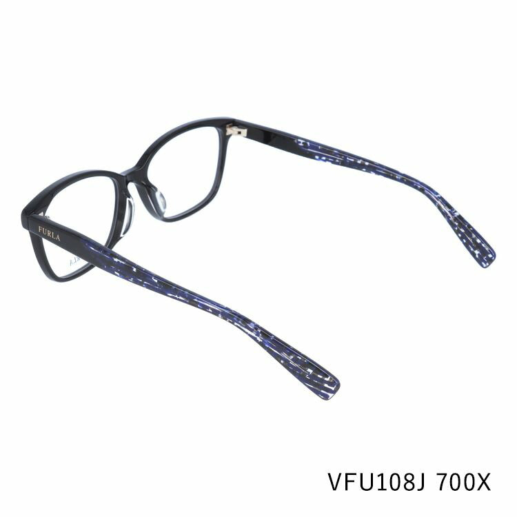 フルラ メガネフレーム 伊達メガネ アジアンフィット FURLA VFU108J 全3カラー 52サイズ ウェリントン型 レディース 女性用 UVカット 紫外線対策 UV対策 おしゃれ ギフト ラッピング無料