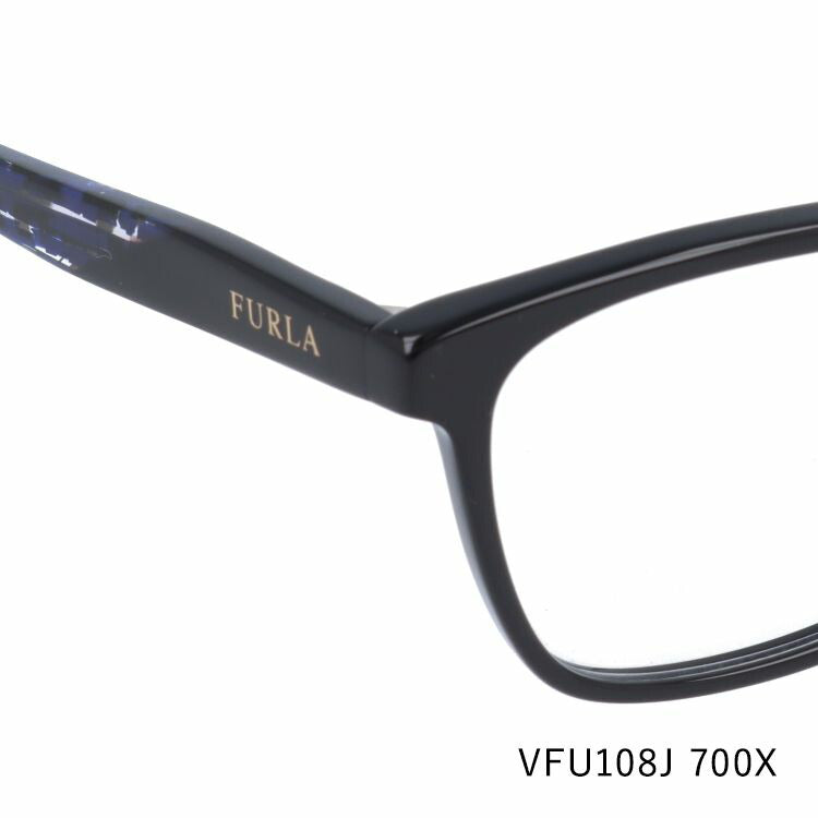 フルラ メガネフレーム 伊達メガネ アジアンフィット FURLA VFU108J 全3カラー 52サイズ ウェリントン型 レディース 女性用 UVカット 紫外線対策 UV対策 おしゃれ ギフト ラッピング無料