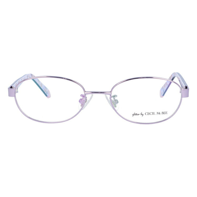 glitter by CECIL McBEE セシルマクビー レディース メガネ 眼鏡 シンプル かわいい GCF 3501-2 50サイズ オーバル型 度付き 度なし UVカット 紫外線 ブランド サングラス 伊達 ダテ|老眼鏡・PCレンズ・カラーレンズ・遠近両用対応可能